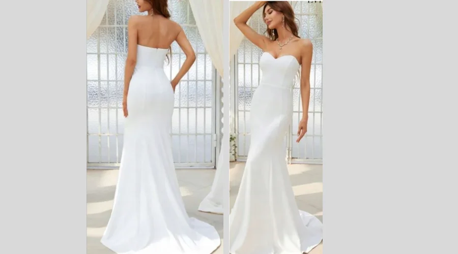 Zawsze ładna suknia ślubna Biała długa Xxl Vta
